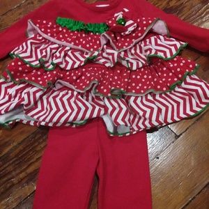 Baby girls Christmas dress size 3-6 months